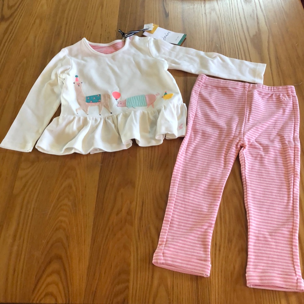 Llama party shirt & leggings  Joules size 18 to 24